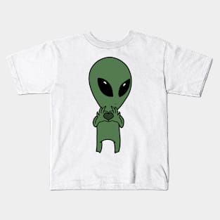 Love Alien - We come in peace Kids T-Shirt